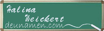 Halina Weickert Visitenkarte
